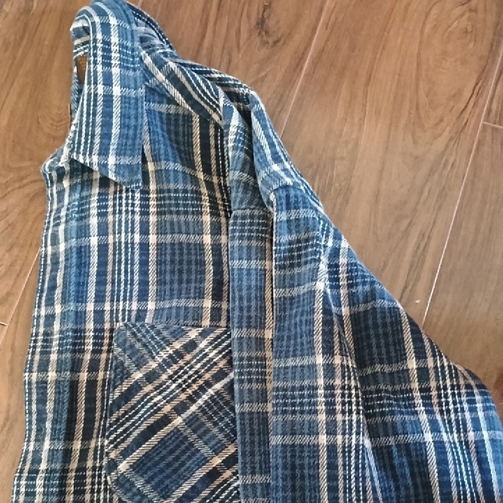 LEAVING SOON St Johns Bay Blue Flannel Shirt